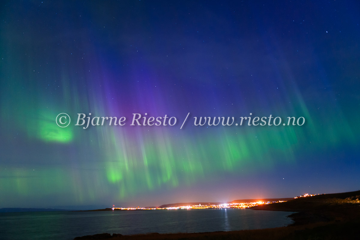 Nordlys. Vadsø.