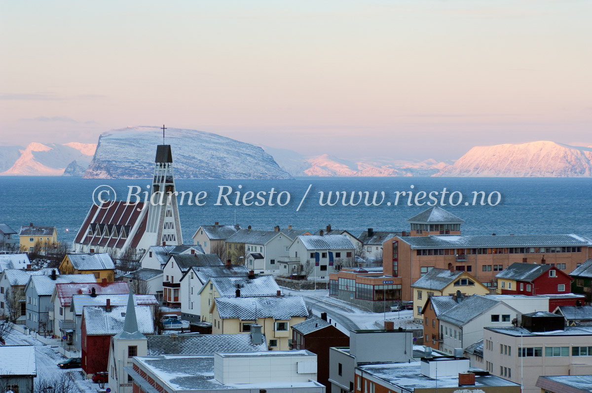 Vintermorgen i Hammerfest