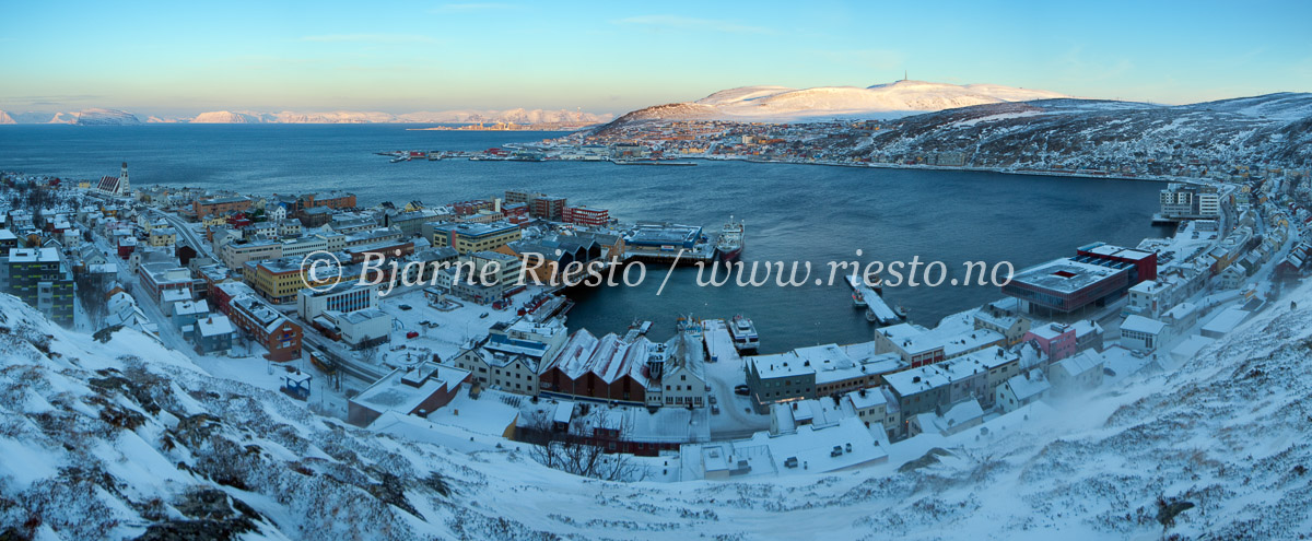 Vintermorgen i Hammerfest