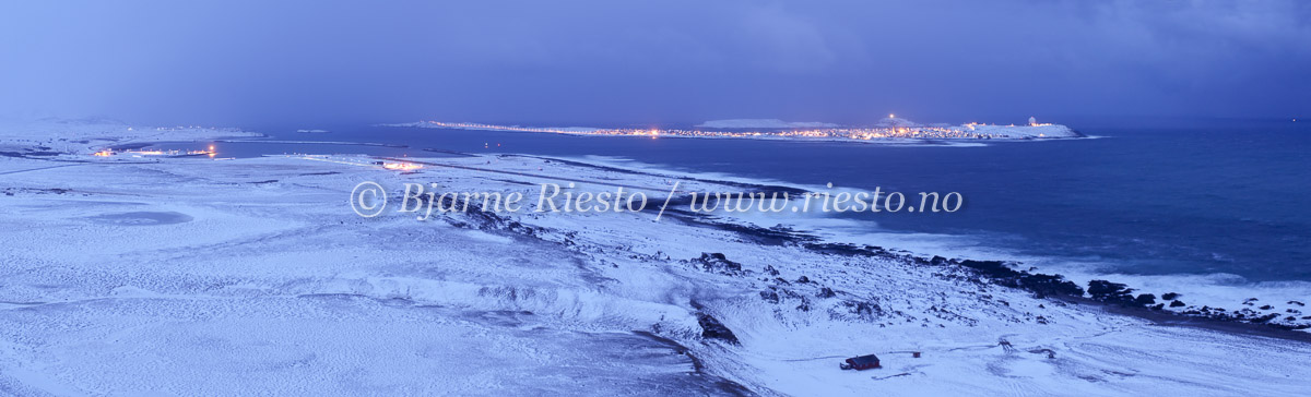 Snebyge over Vardø