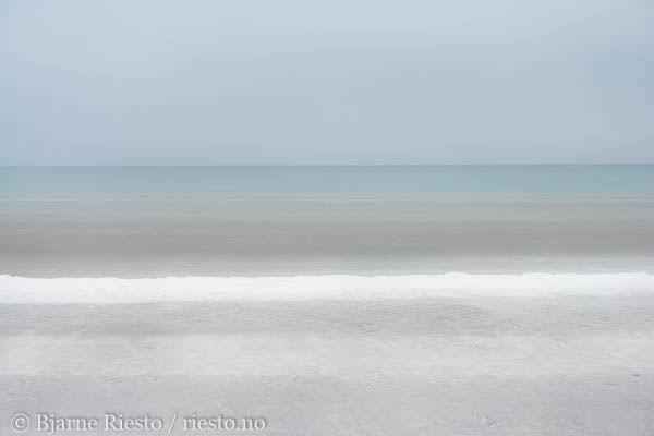 Horisont. Vinterlandskap på Varangerhalvøya. Finnmark
